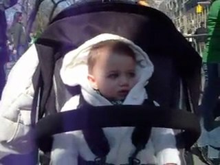 St Pats Day 2010_Bagpipes & Addy on 5th Ave