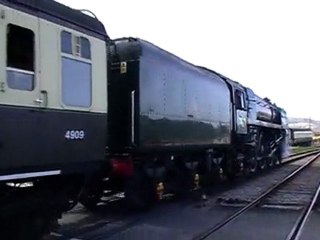 steam 71000 duke of gloucester blue anchor on 27/03/2010