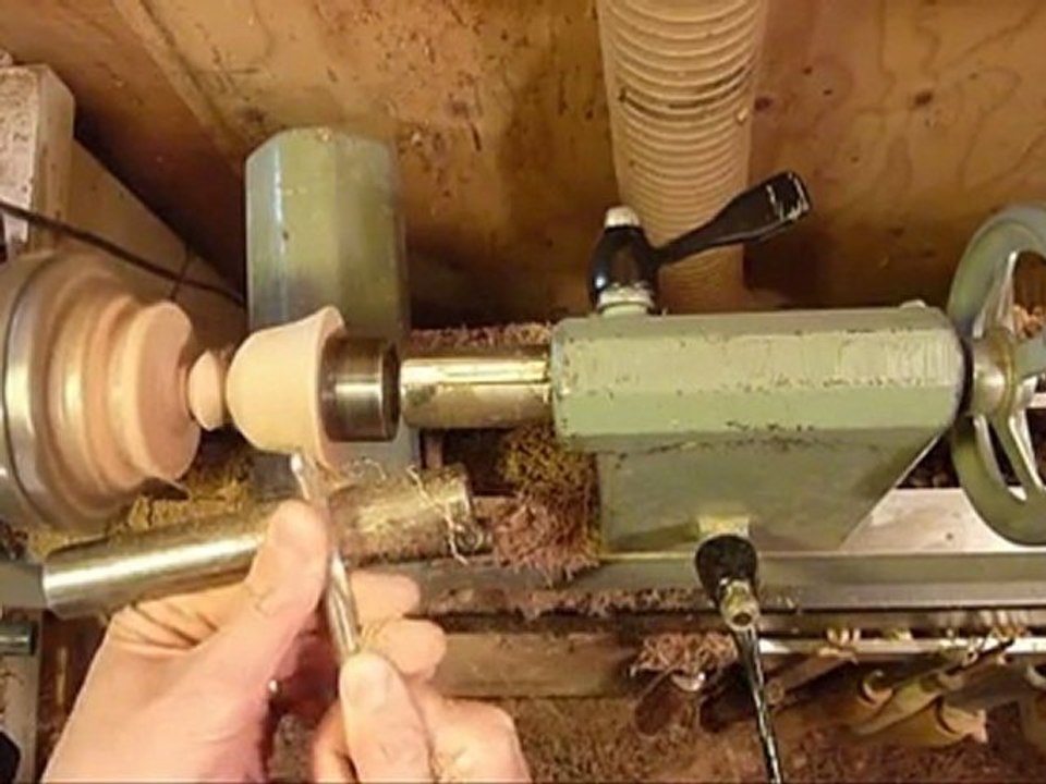 Woodworking Turning A Birdhouse on the lathe