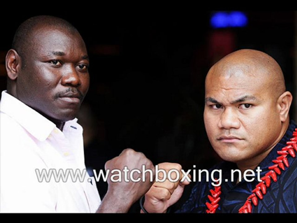 watch David Tua vs Friday Ahunanya online live Mar