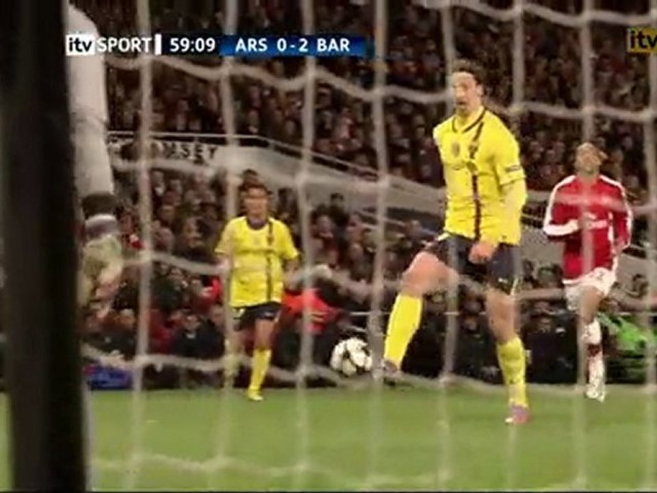 Arsenal FC 0 - 2 FC Barcelona Ligue des Champions 1/4 final