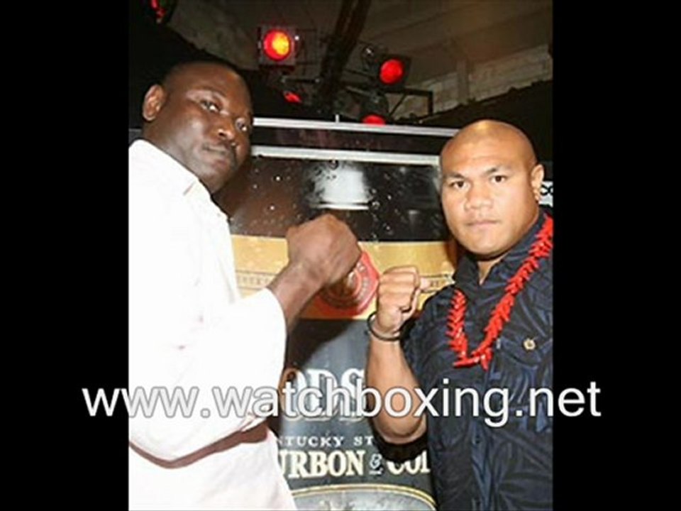 watch David Tua vs Friday Ahunanya ppv boxing live stream