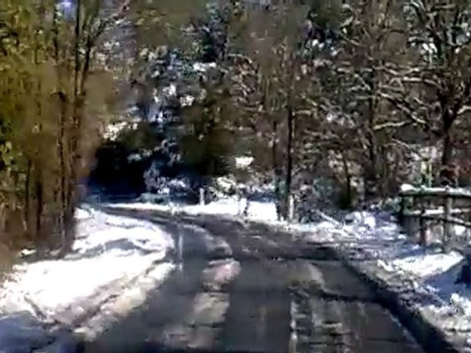 Voyage avec camiono ss la neige
