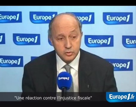Fabius fustige le boulet fiscal