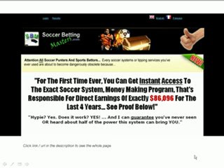 Soccer Betting Master