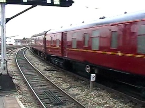 Steam lner A4 60019 bittern at bristol tm on the 13.02.2010
