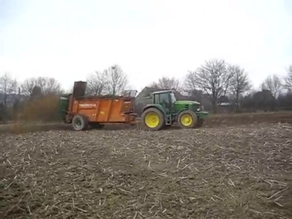 Evrard à l'épandage de Fumier 2010