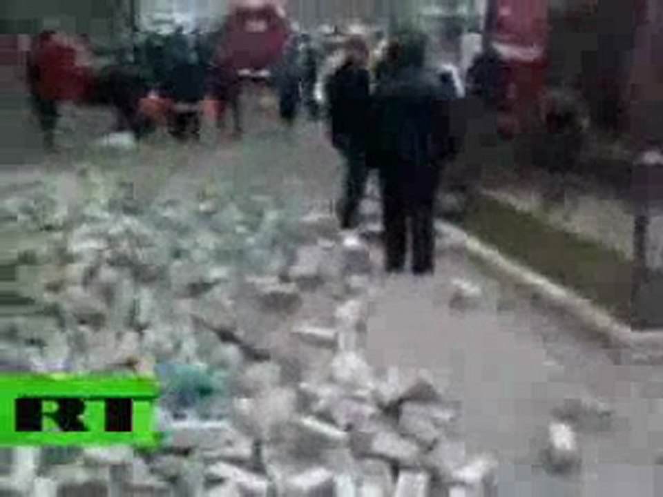 Second blast in Dagestan caught on phone camera