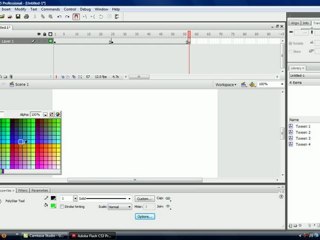 Flash CS3 Motion Tween ve Shape Tween