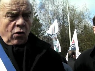 manifestation policiers de Fourmies à Macquenoise
