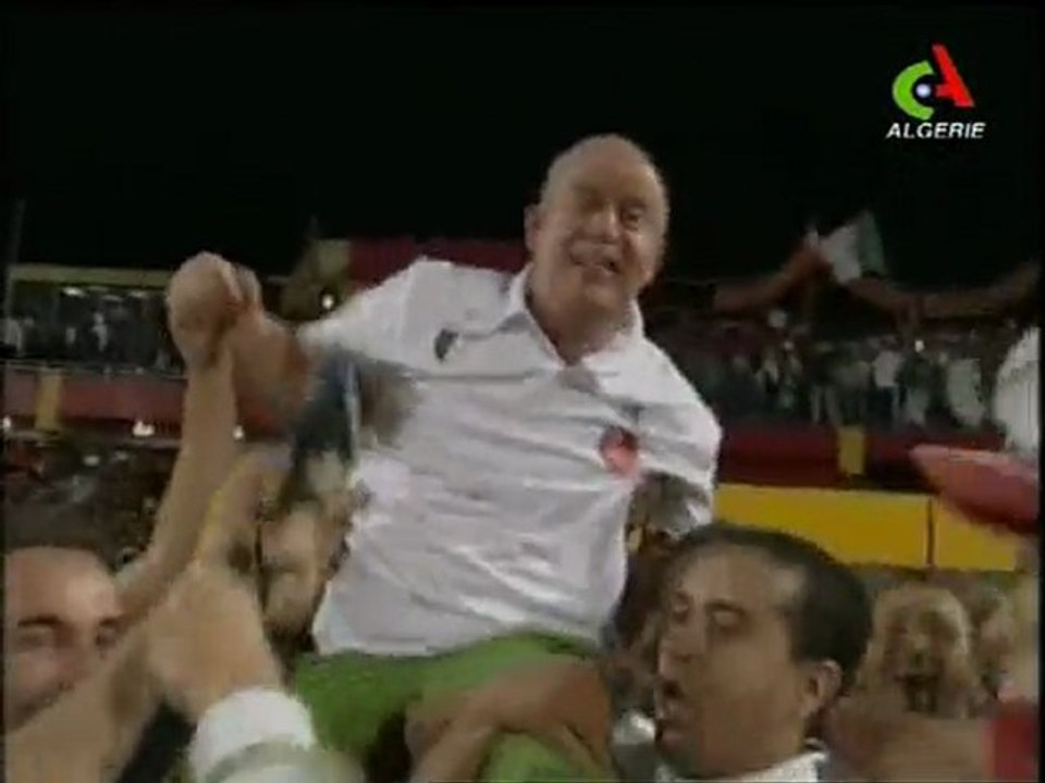 Algérie JT lendemain qualification mondial 2010 - (1)