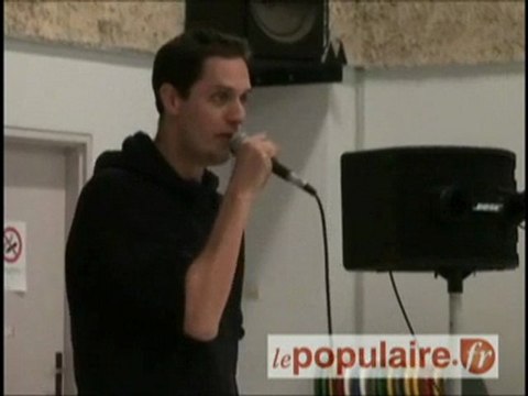 Grand Corps Malade en atelier slam