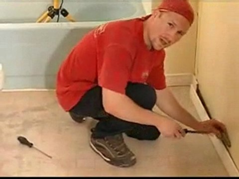 Floor Tiling Preparation - Part 1 - Removing Baseboards ...