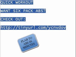 Get Abs in minutes (workout routine)