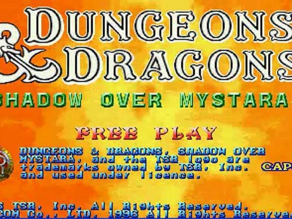 Dungeons & Dragons: Shadow Over Mystara [Arcade] videotest