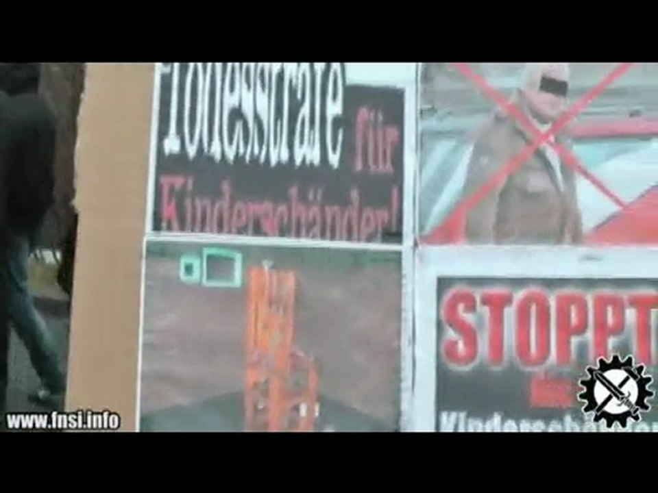 Demonstration in Marl 06-01-2010