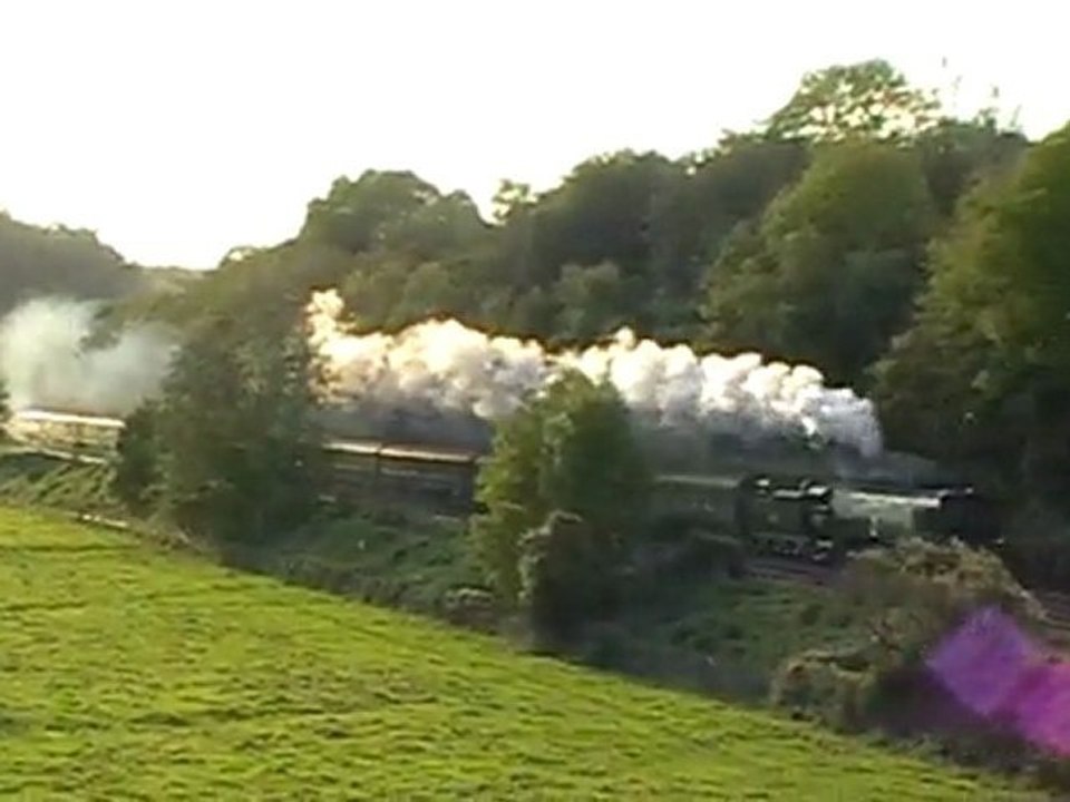 steam 34067 tangmere at avoncliff  on the 08/10/2010