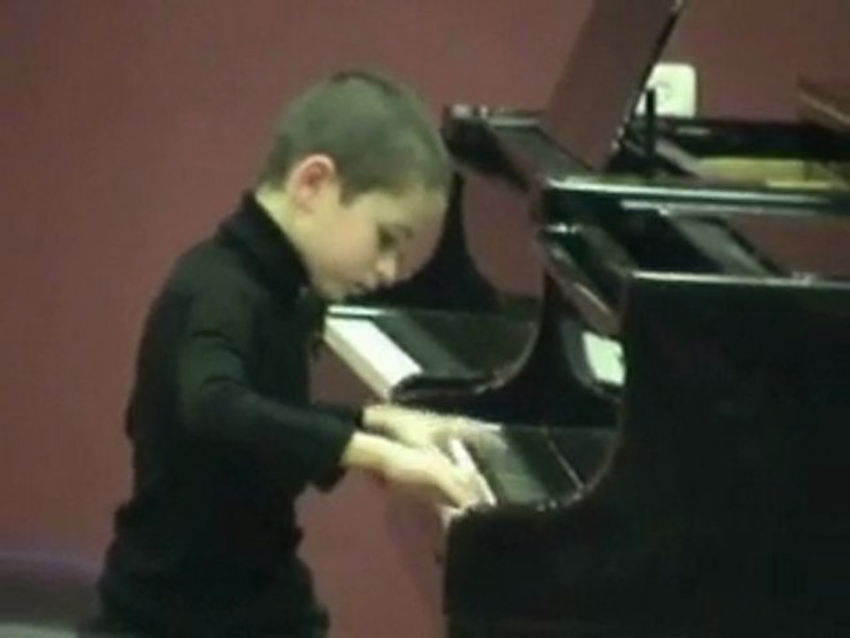 Ariel - at 8 - Plays Burgmuller (From the Archives...)