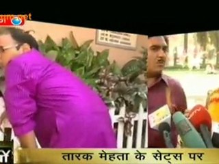 Tarak Mehta Ke Set Per Cricket [tarak]