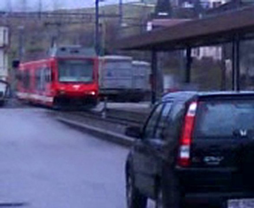 Départ CJ Abe 2/6 "Mont-Soleil" en gare de Tavannes