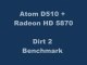 Atom D510 & Radeon HD 5870 : le test sous Dirt 2
