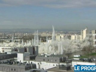 Vaulx-en-Velin: 407 logements foudroyés à l'explosif