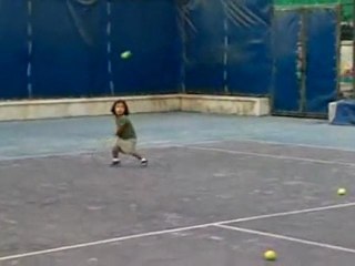 One of the youngest tennis players