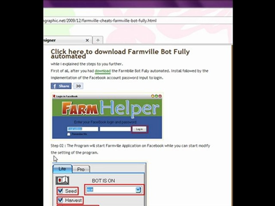 (FARMVILLE HACK)-WORKING(FARMVILLE BOT) CHEATS