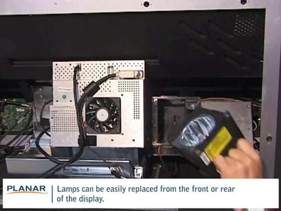 Planar Rear-Projection Video Walls: Replacing Lamps
