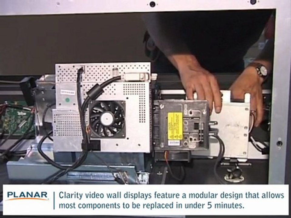 Planar Rear-Projection Video Walls: Replacing Lamp Ballast