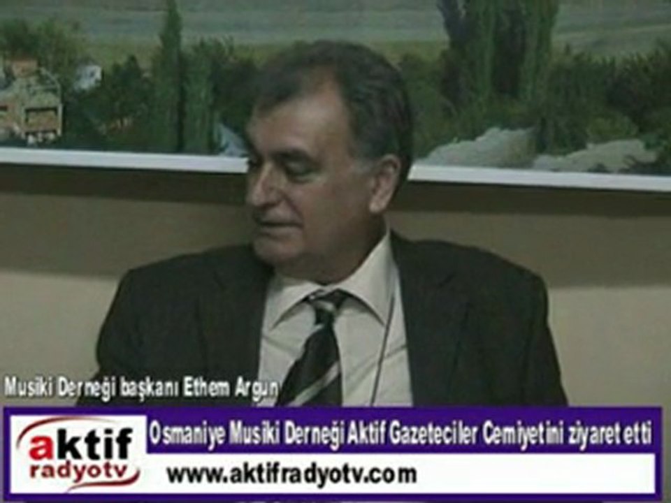Osmaniye Musiki Derneği geçtiğimiz gün Aktif Gazeteciler Cem