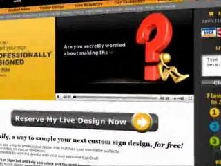 How to get signs professionally designed for free!