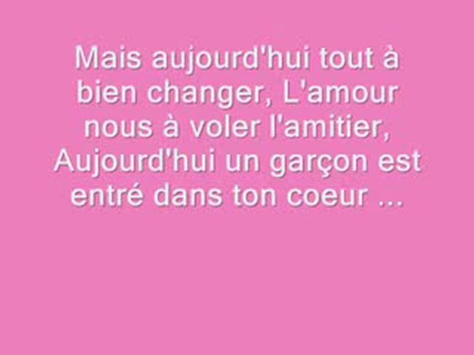 ma soeur , mon amie