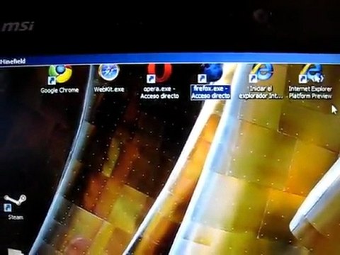 Browser round up with IE's test drive flying images