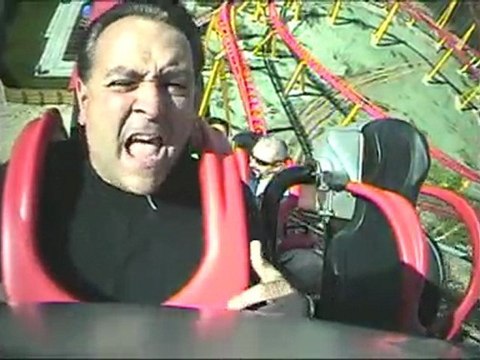 Intimidator 305 Roller Coaster HD REAL Front Seat POV Kings