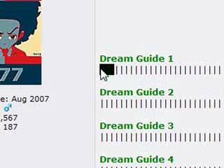 Updating the Dream Guide Value Meter