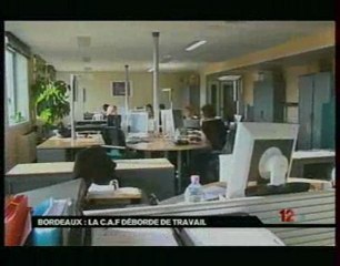 M6 : fermetures des Accueils Caf Bordeaux