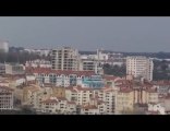 Vue sur Lyon depuis Fourvière, mars 2010