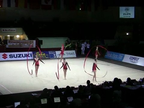 Internationaux Thiais 2010 - Ensemble France - Rubans Cordes