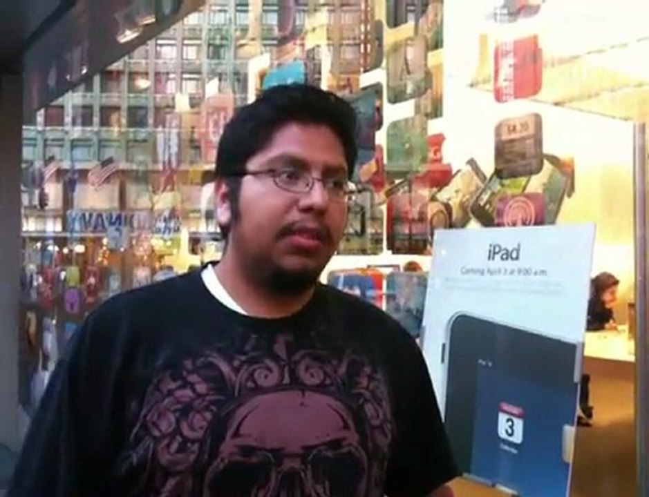 L'arrivée de l'iPad aux Etats-Unis (vidéo Le Soir)