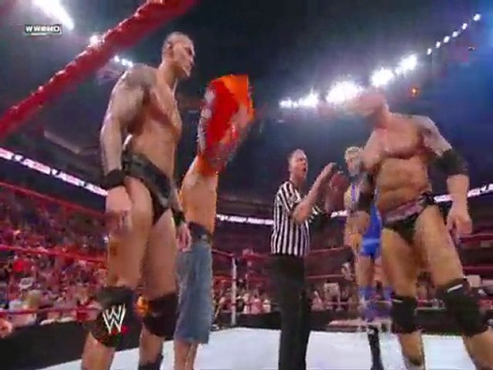 Randy Orton & Cena vs Swagger & Batista