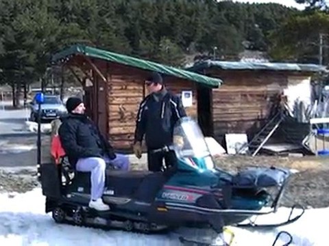 GREOLIERES LES NEIGES: Vrai faux départ en motoneige