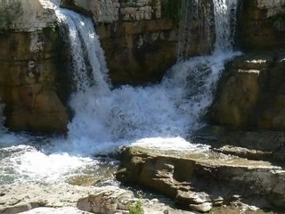 Les cascades de Sautadet (Gard).