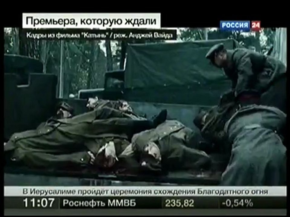 "Katyń" w rosyjskiej telewizji Kultura