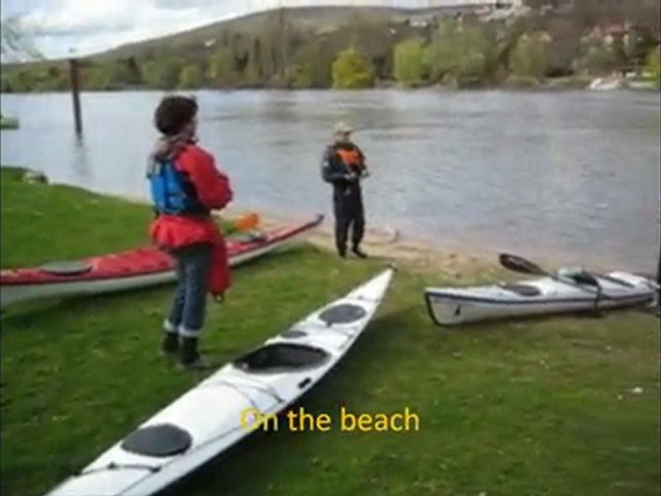Kayak à Triel 3 avril 2010