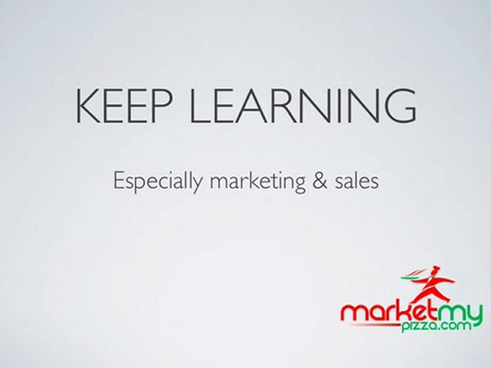 Pizza Online Marketing Tips - Learning Sales
