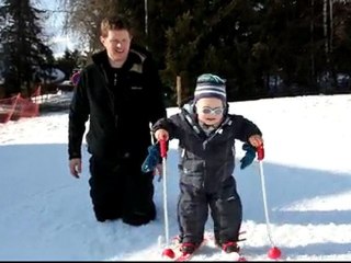 ski avec papa