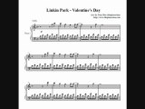 Linkin Park - Valentine's Day (piano sheet music)