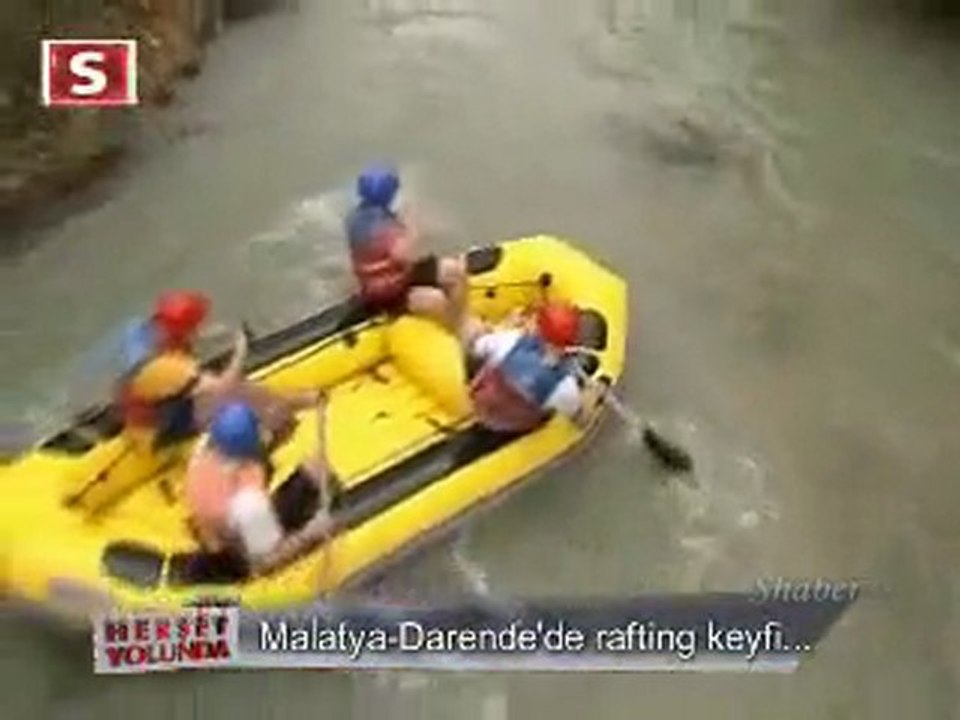 Malatya Darende rafting her şey yolunda