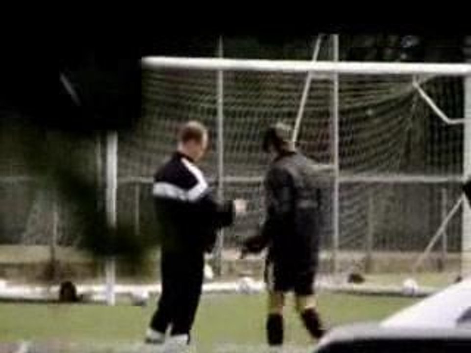 Entrainement des italiens